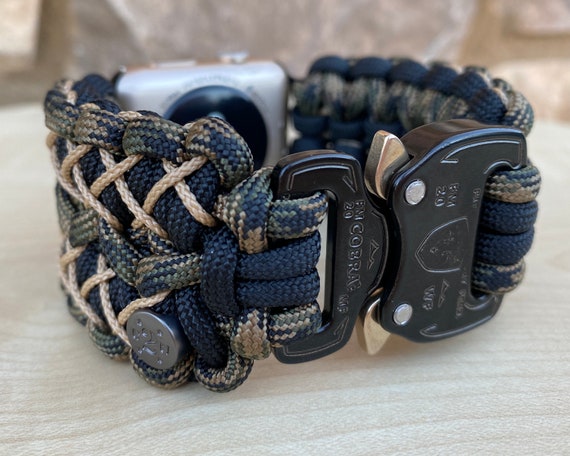 Paracord Watch Band for Apple Watch Series 1, 2, 3, 4, 5, 6, 7, 8