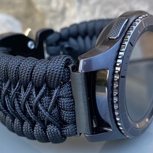 paracord watch band gear s3