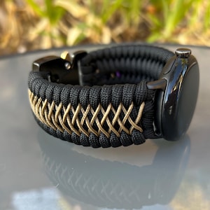Personligt Paracord-klockarmband för Google Pixel Watch