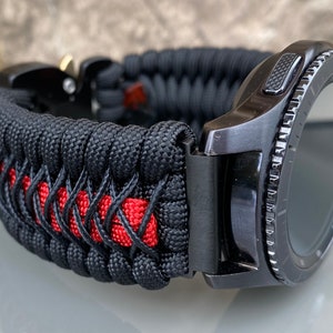 Paracord Watch Band for Samsung Galaxy Watch, Galaxy 42mm, Galaxy 46mm, Gear S3 Frontier, Gear S3 Classic, Gear Sport (watch not included)