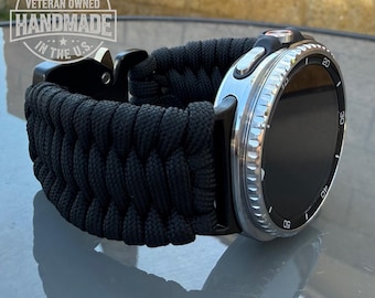 Personalized Paracord Watch Band for Samsung Galaxy Watch (watch not included).