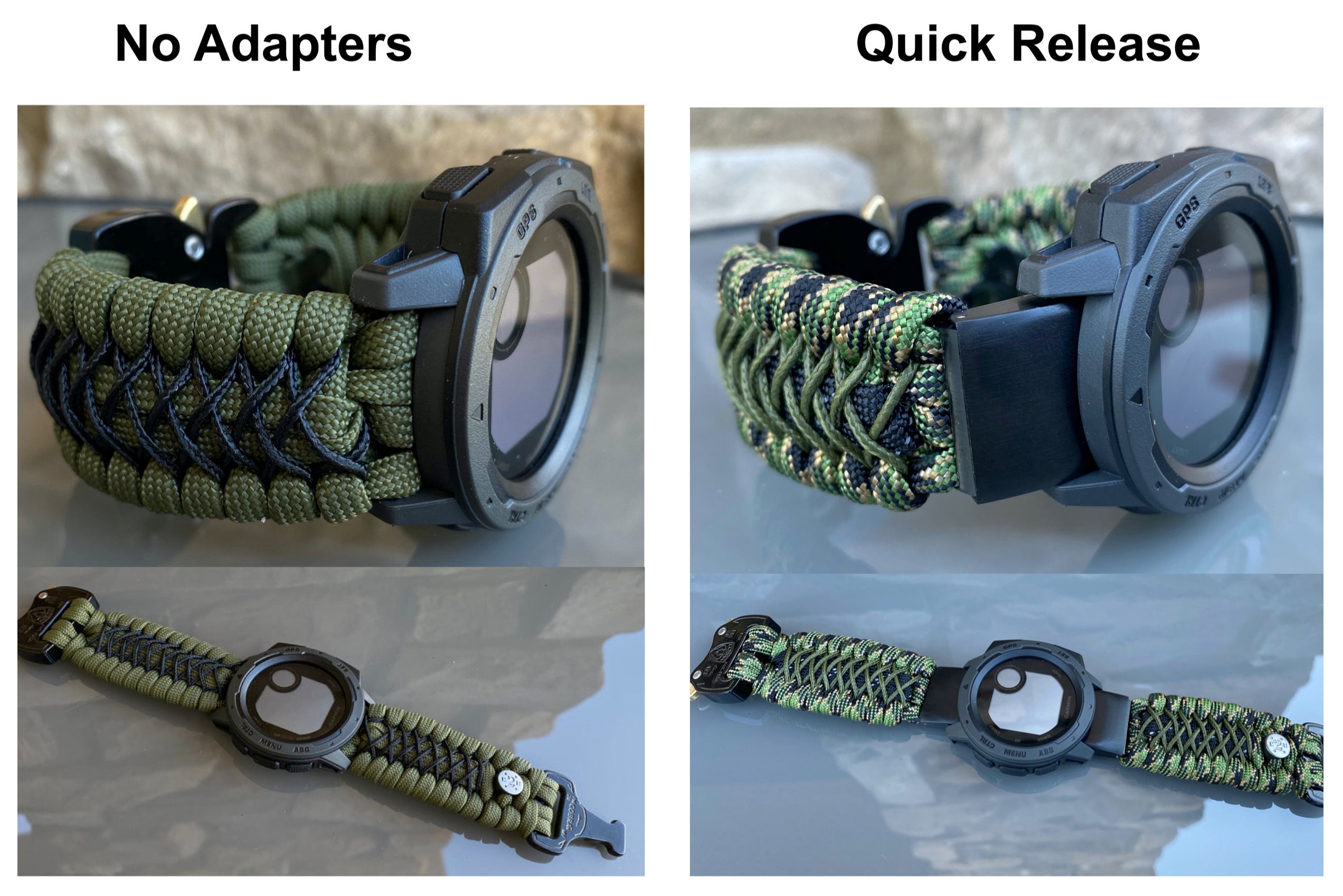 Bracelet de montre Paracord pour Garmin Instinct 1 & 2/Garmin