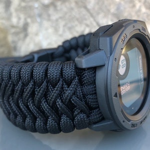 Correa Garmin Fenix 6X Pro Solar Edition Pulsera con Adorno Love Negro