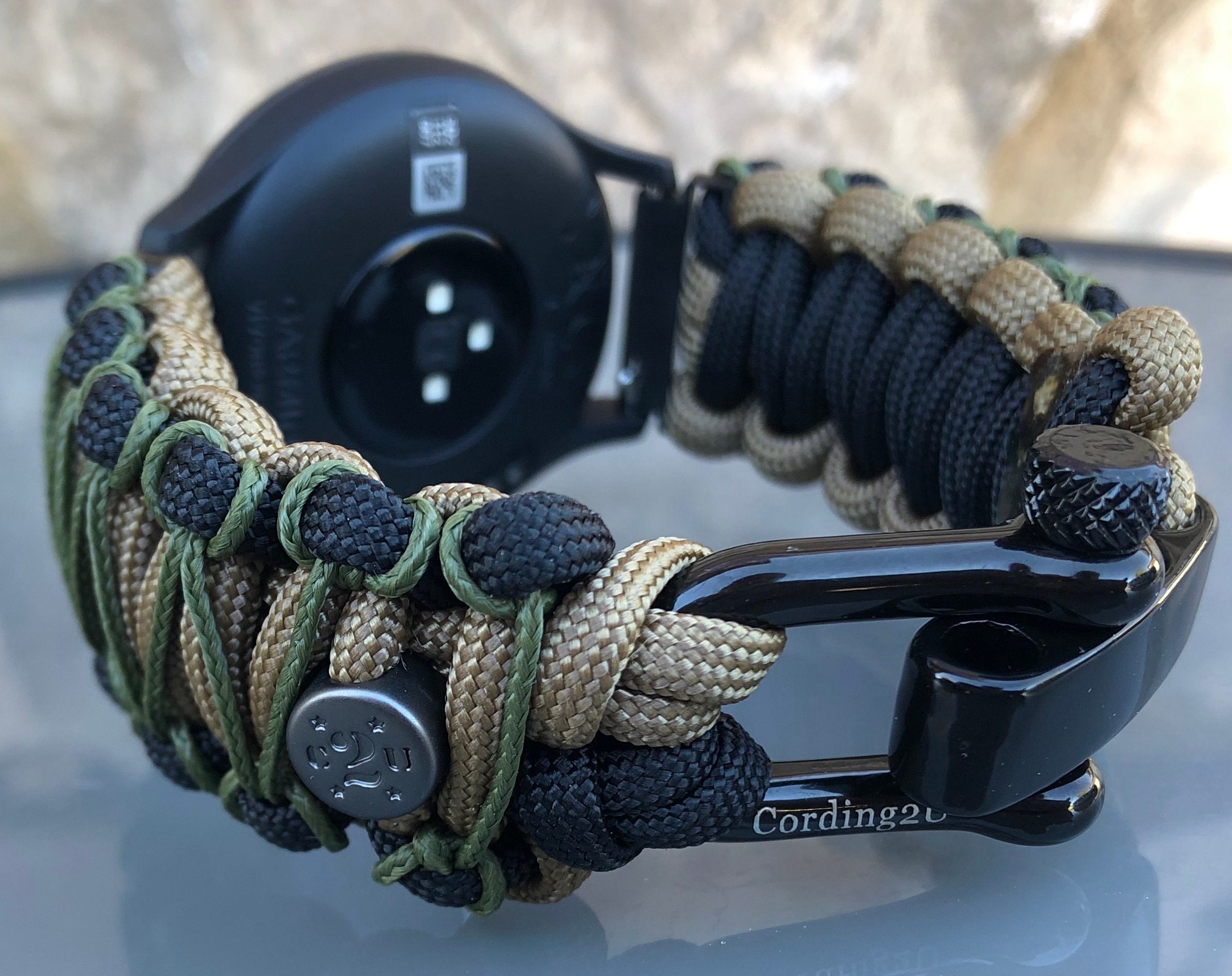 Garmin Watch Band Garmin Vivomove HR Paracord Band Paracord Etsy