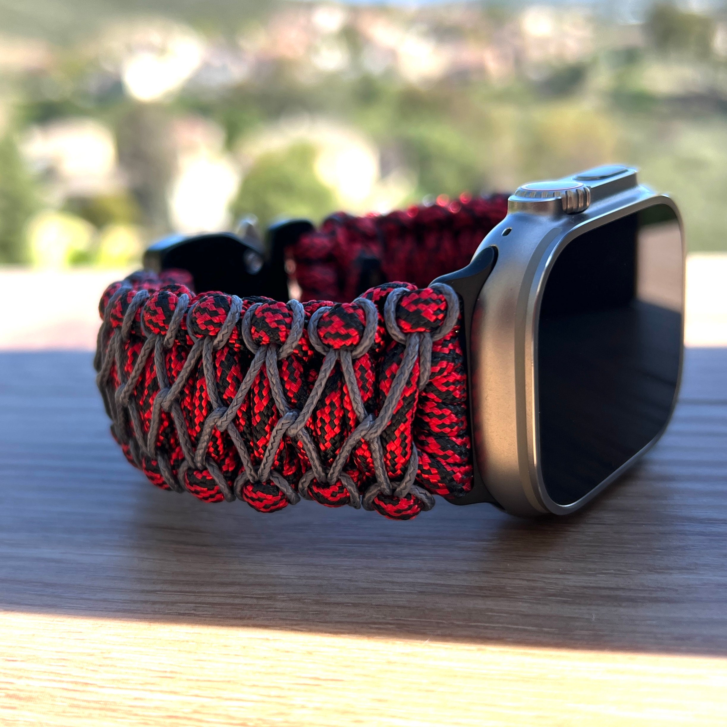 Paracord Watch Band for Apple Watch Series 1, 2, 3, 4, 5, 6, 7, 8