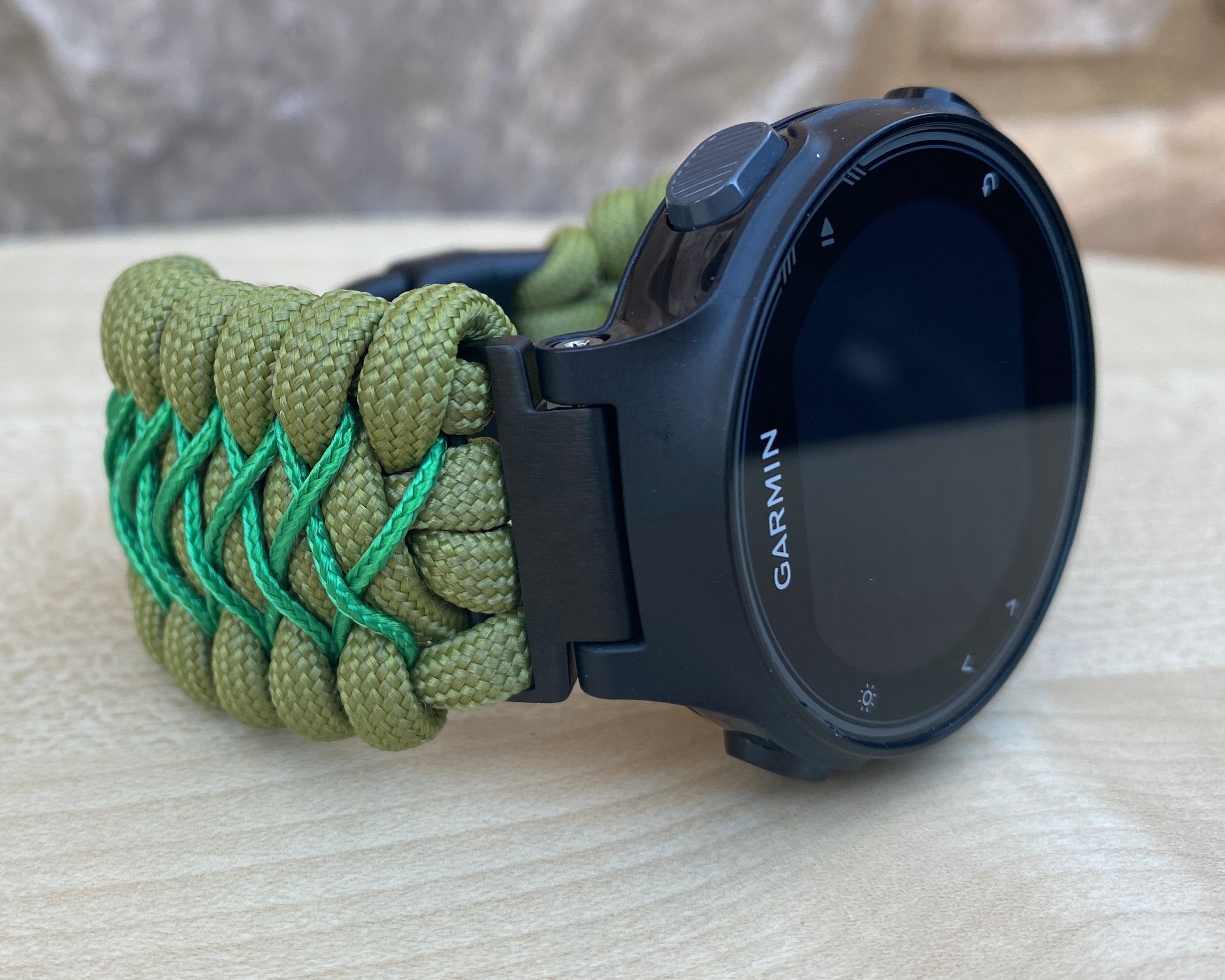 Paracord Watch Band for Garmin Forerunner 230 235 245 630 - Etsy