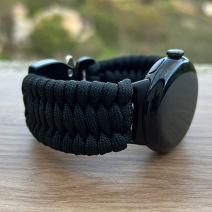 Bracelet de montre personnalisé en paracorde pour Google Pixel Watch et Pixel Watch 1, 2, 3 et 4 (montre non incluse)