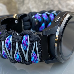 Personalized Paracord Watch Band for Garmin Approach, D2 Air, D2 X10, Vivoactive 3, Vivoactive 4, Vivoactive 5 (watch not included).