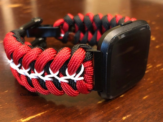 fitbit versa paracord band