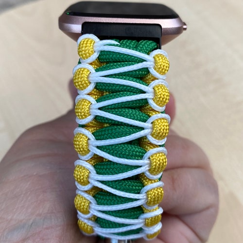 Paracord Watch Band for Fitbit Versa 1, Versa 2, Versa Lite, newest Versa 3,Versa 4, Fitbit Sense and Fitbit Sense 2 (watch not included)