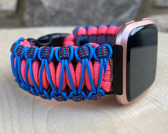 Fitbit versa paracord best sale band