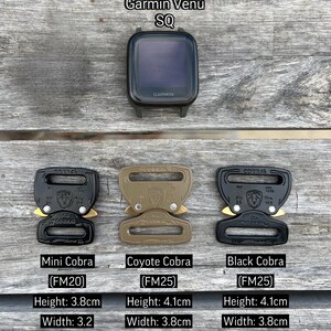 Correa de reloj de paracord hecha a mano para Fitbit Versa y Sense imagen 6