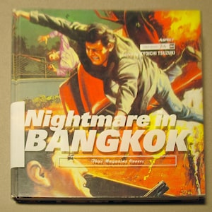 Vintage Thai pulp action book covers collection &quot;Nightmare In Bangkok&quot; Tsuzuki