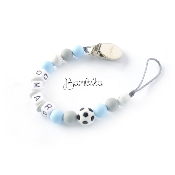 personalized pacifier clip boy