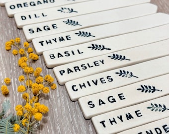 CUSTOM Ceramic Garden Marker (One)