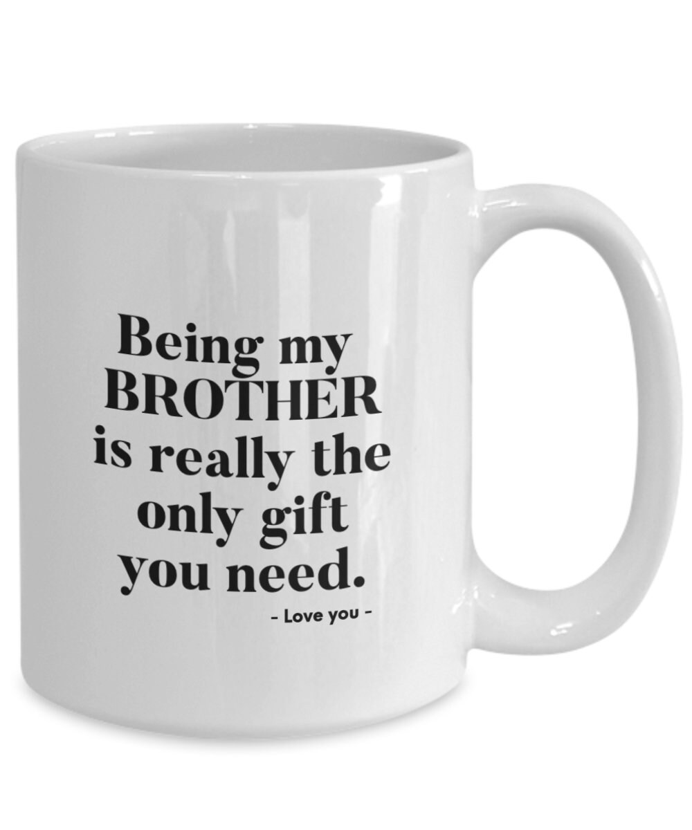 Brother coffee mug best bro ever funny birthday cup Etsy