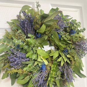 Eucalyptus & Lavender Wreath image 2