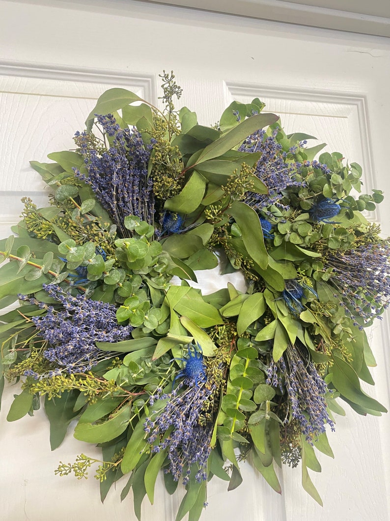 Eucalyptus & Lavender Wreath image 2