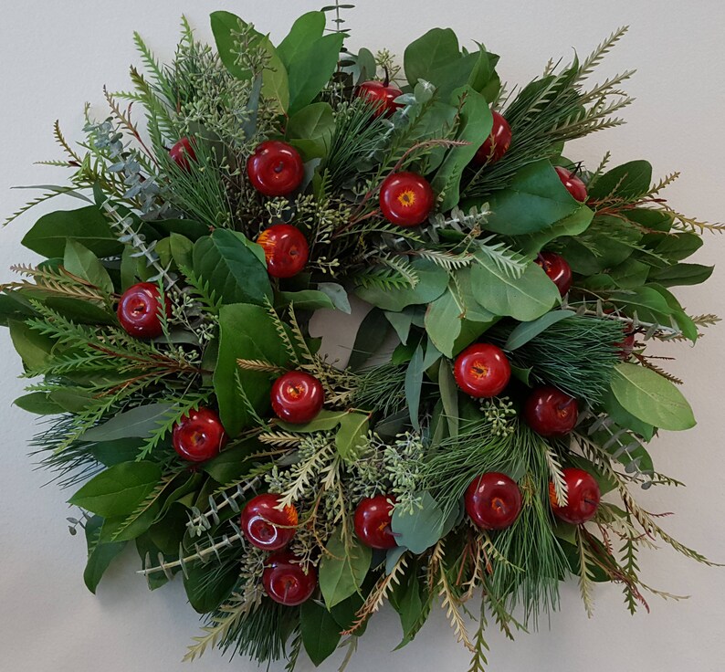 Holiday Apple Wreath