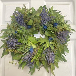 Eucalyptus & Lavender Wreath image 1