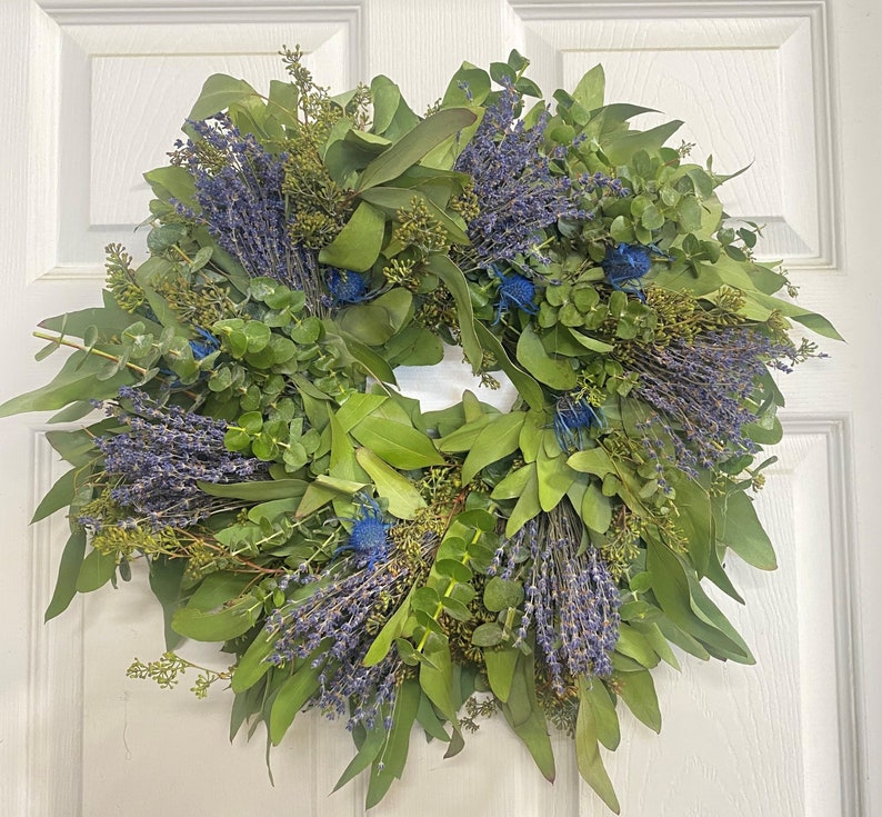 Eucalyptus & Lavender Wreath image 1