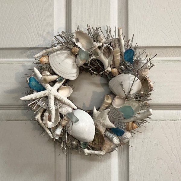 The Beach Wreath--11'' Wreath/ Mother's Day Wreath/ Birthday Wreath ***Free Shipping***