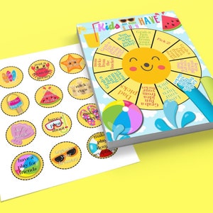 Kids Summer Boredom Buster Jar: 120 Activity Cards (Printable)
