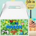 Editable Gamer Gable Box Label, Printable Gift Box Label, Gamer ...