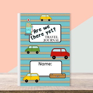 Kids Travel Journal, Road Trip Activity for Kids, Vacation Memory Journal, Travel Memory Book for Kids, Kids Travel Diary, Vacation Journal