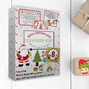 Christmas Scavenger Hunt, Christmas Games for Families, Christmas Games, Christmas Activity