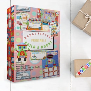 Robot Activity, Robot Birthday Party, Build A Robot
