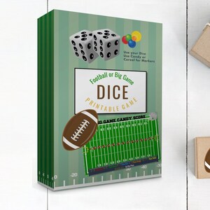 Football Party Game, Sports Party Printables, Football Party Supplies