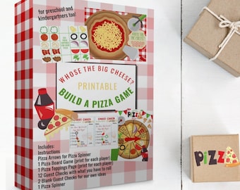 Pizza Party Game: Build-A-Pizza Activity (PDF)