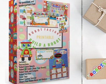 Game Build a Robot: verjaardagsfeestje robot (pdf)