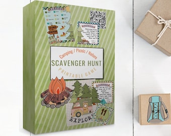 Camping Scavenger Hunt for Kids: Outdoor Nature Game (Printable)