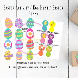 Printable Easter Board Game, Printable Easter Party Game For Kids, Easter Activity for Kids image 3