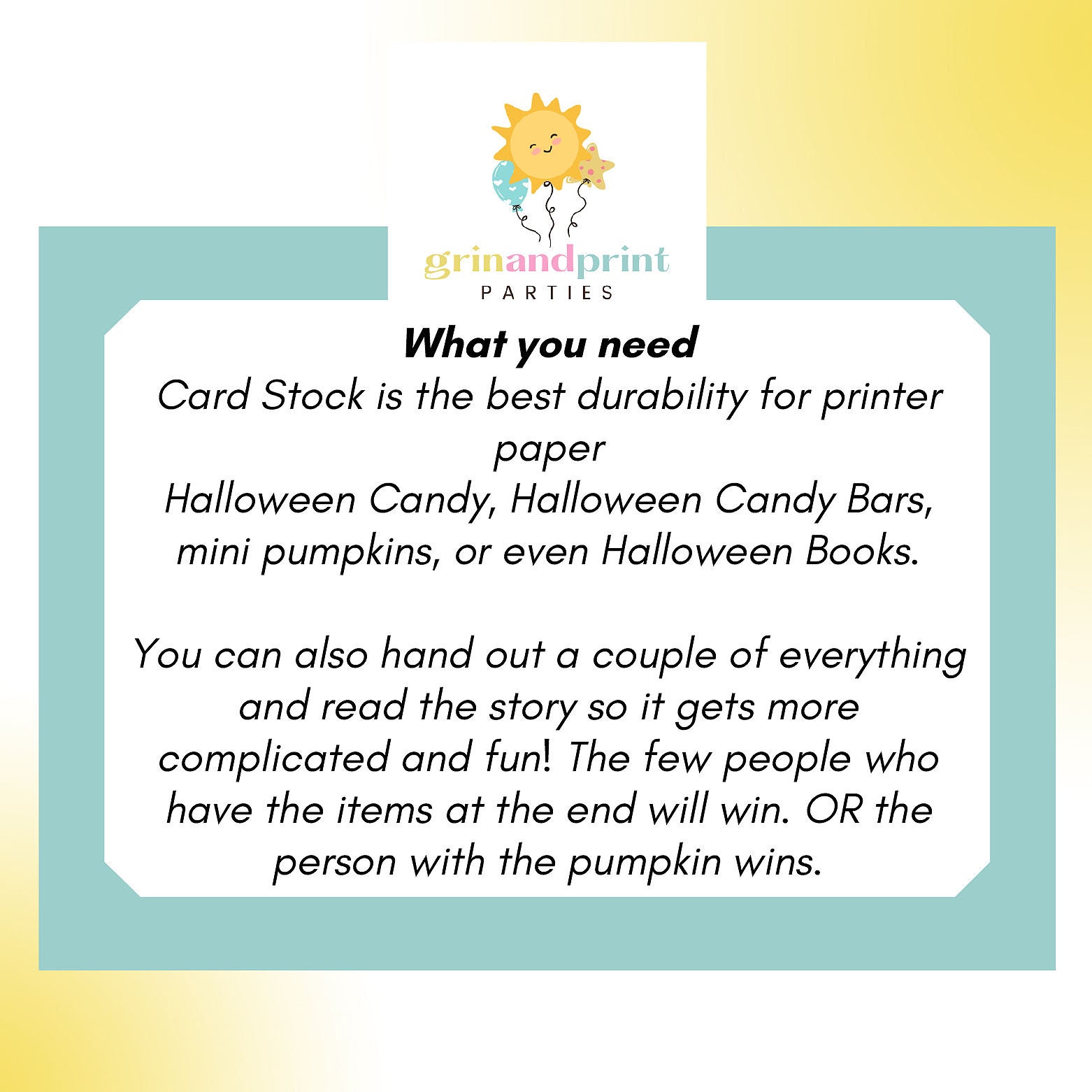 Printable Halloween Pass the Candy & Pumpkin Game (PDF) - Etsy
