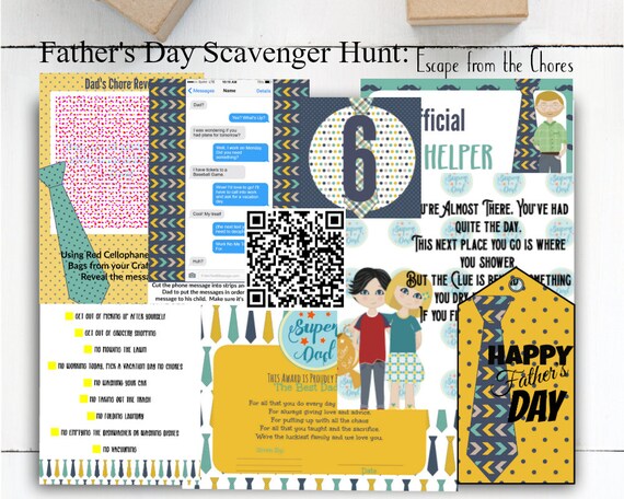 father's day treasure hunt