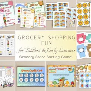 Juego de clasificación de comestibles para niños pequeños: Actividad imprimible para preescolar (PDF)