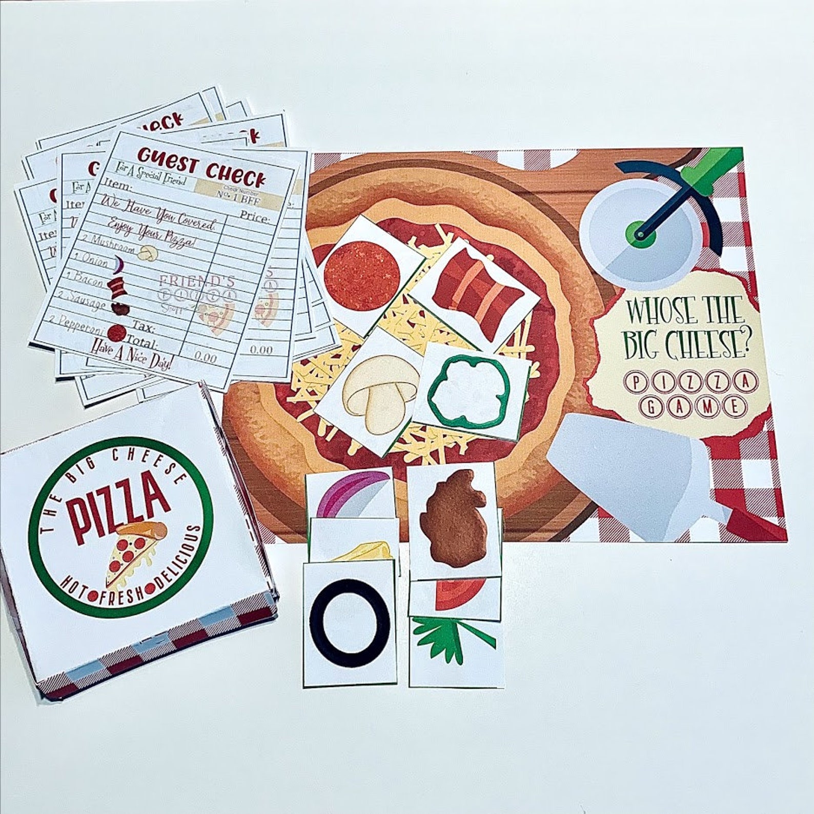 Pizza Games, Pizza Birthday Party, Kids Pizza Party, Interactive Pizza Game Etsy