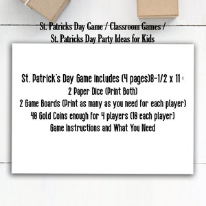St. Patrick's Day Game, St. Patrick's Day Party Game, St. Patrick's Day Activities image 3
