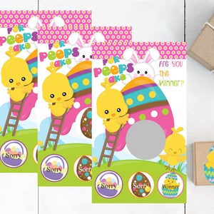 Pâques à gratter, jeux de Pâques, cadeaux de Pâques
