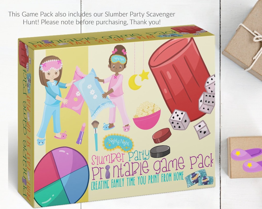 Slumber Party Games, Slumber Party Games for Girls, Slumber Party Party