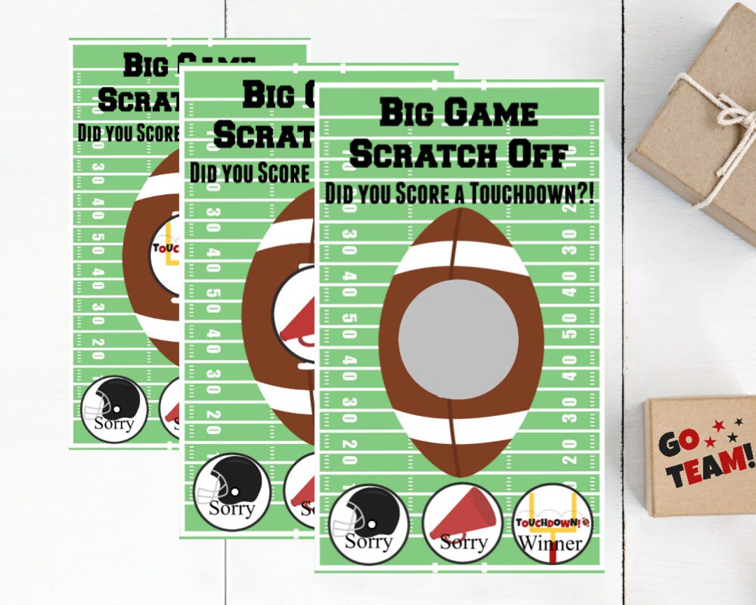 Football Party Games, Big Game Party, Football Birthday Party Scratch