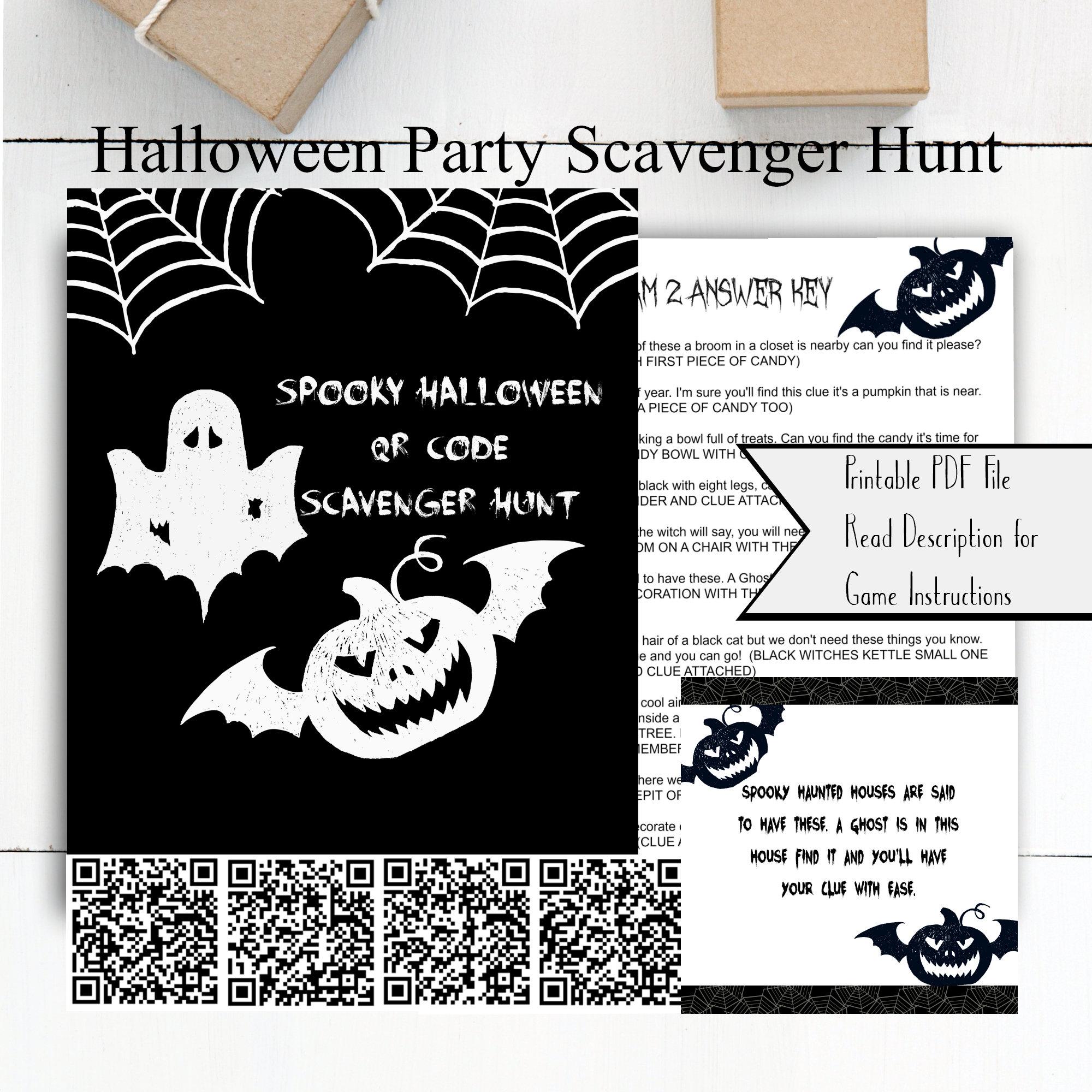 Halloween Decorations, Halloween Party Printable, Kids Halloween Party ...