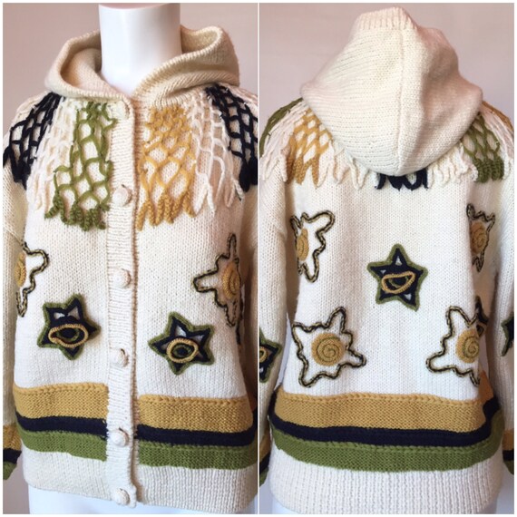 Rare 80's Issey Miyake Vintage 3D Wool Cardigan w… - image 7