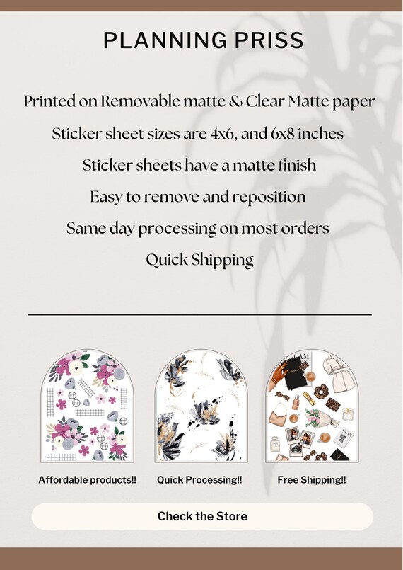 Teacher Workday Decorative Icon Sticker Sheet - Etsy