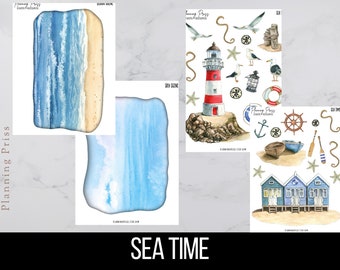 Sea Time Collection/ Deco Sticker Sheet
