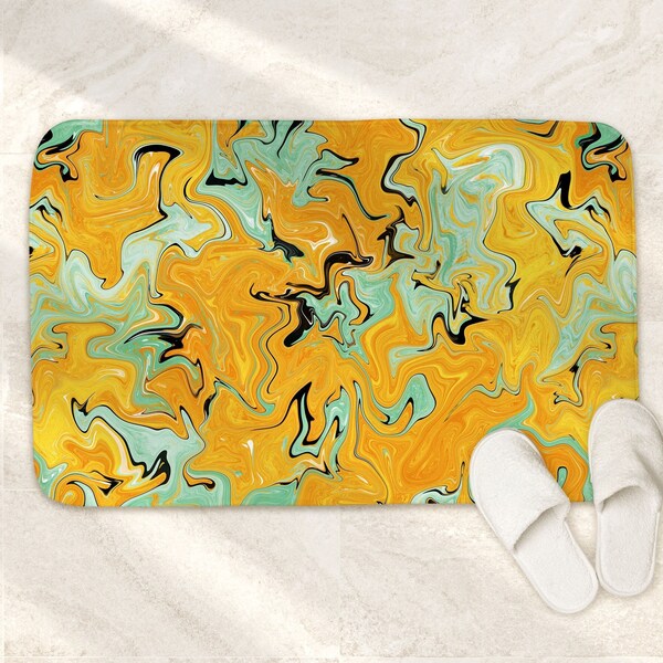 Yellow Bath Mat - Etsy