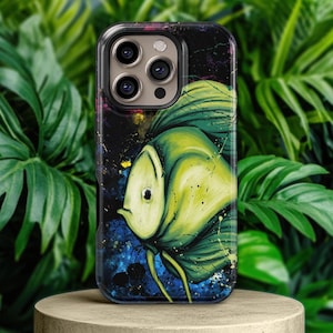 Fish phone case - optional MagSafe compatible, tough phone case for iPhone 11 to 16, Galaxy and Pixel series, unique sealife lover gift